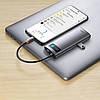 USB-HubBaseus Metal Gleam Series 4-in-1 Multifunctional Type-C HUB Docking Station Gray （Type-C to, фото 2