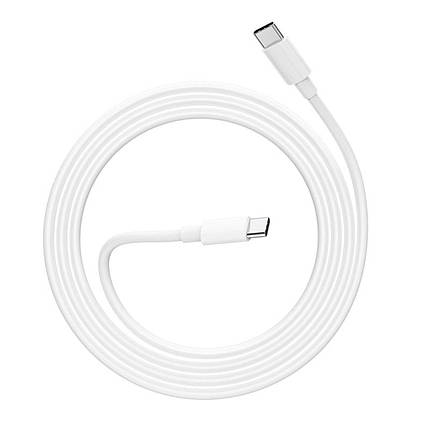 Кабель BOROFONE BX44 Type-C to Type-C High-energy charging data cable 100W 2m White, фото 2