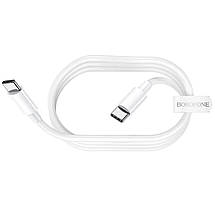 Кабель BOROFONE BX44 Type-C to Type-C High-energy charging data cable 100W 2m White, фото 2