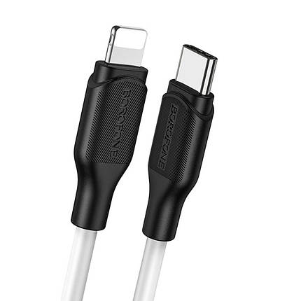 Кабель BOROFONE BX42 Encore silicone PD charging data cable for iP White, фото 2