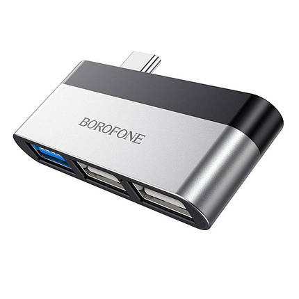 Адаптер BOROFONE DH1 Type-C to USB adapter, фото 2