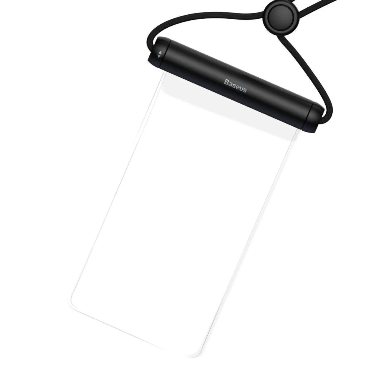 Водонепроникний чохол для моб.тел Baseus Cylinder Slide-cover Waterproof Bag Pro Black - фото 2 - id-p1940071182