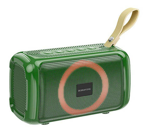 Портативна колонка BOROFONE BR17 Cool sports wireless speaker Dark Green, фото 2