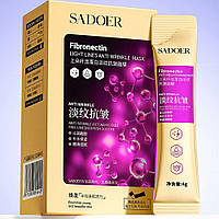 Маска антивозрастная для лица SADOER Fibronectin Light Lines Anti Wrinkle Mask с фибронектином 4г