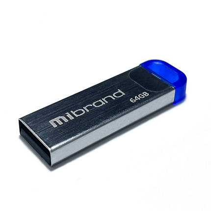 Flash Mibrand USB 2.0 Falcon 64Gb Blue, фото 3