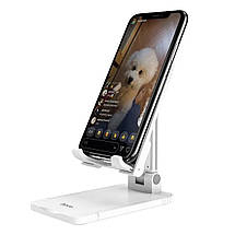 Тримач для мобільного HOCO PH29A Carry folding desktop stand White, фото 5