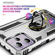 Чохол для смартфона Cosmic Robot Ring for Xiaomi Redmi Note 12 Pro 5G Silver, фото 4