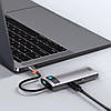 USB-Hub Baseus Metal Gleam Series 5-in-1 Multifunctional （Type-C to HDMI*1+USB3.0*3+PD*1), фото 3