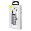 USB-Hub Baseus Metal Gleam Series 5-in-1 Multifunctional （Type-C to HDMI*1+USB3.0*3+PD*1), фото 4