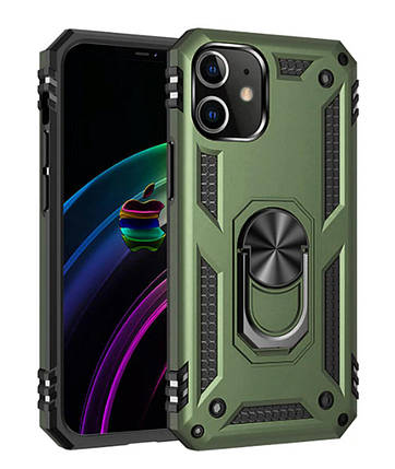 Чохол для смартфона Cosmic Robot Ring for Apple iPhone 11 Army Green, фото 1