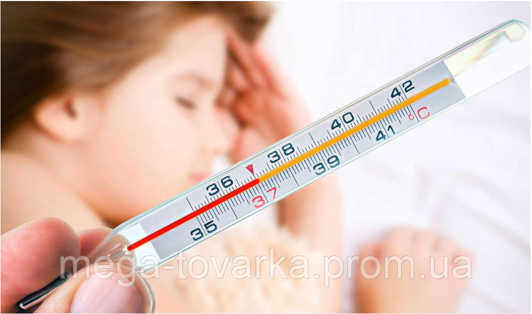 Градусник ртутный °C медицинский термометр стеклянный в футляре ртутний - фото 4 - id-p1940118393