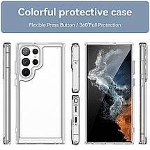 Чохол для смартфона Cosmic Clear Color 2 mm for Samsung Galaxy S23 Ultra Transparent, фото 2