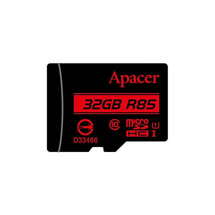 MicroSDHC (UHS-1) Apacer 32Gb class 10 R85MB/s, фото 2