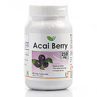 Ягоды асаи 250 mg Acai Berry Biotrex 60 veg.caps антиоксидант, источник витаминов, снижает холестерин