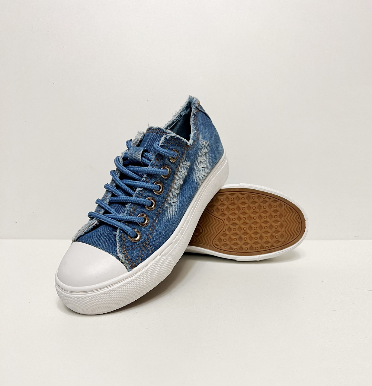 Сині джинсові кеди 37, фото 1