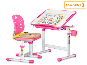 EVO Kids Комплект Evo-kids (стіл + стілець) Evo-06 Ergo Pink (арт. Evo-06 Ergo PN)