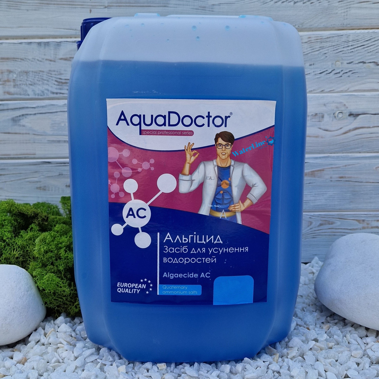 Альгіцид (альгекс) AquaDoctor AC 20 л проти водоростей і зелені в басейні