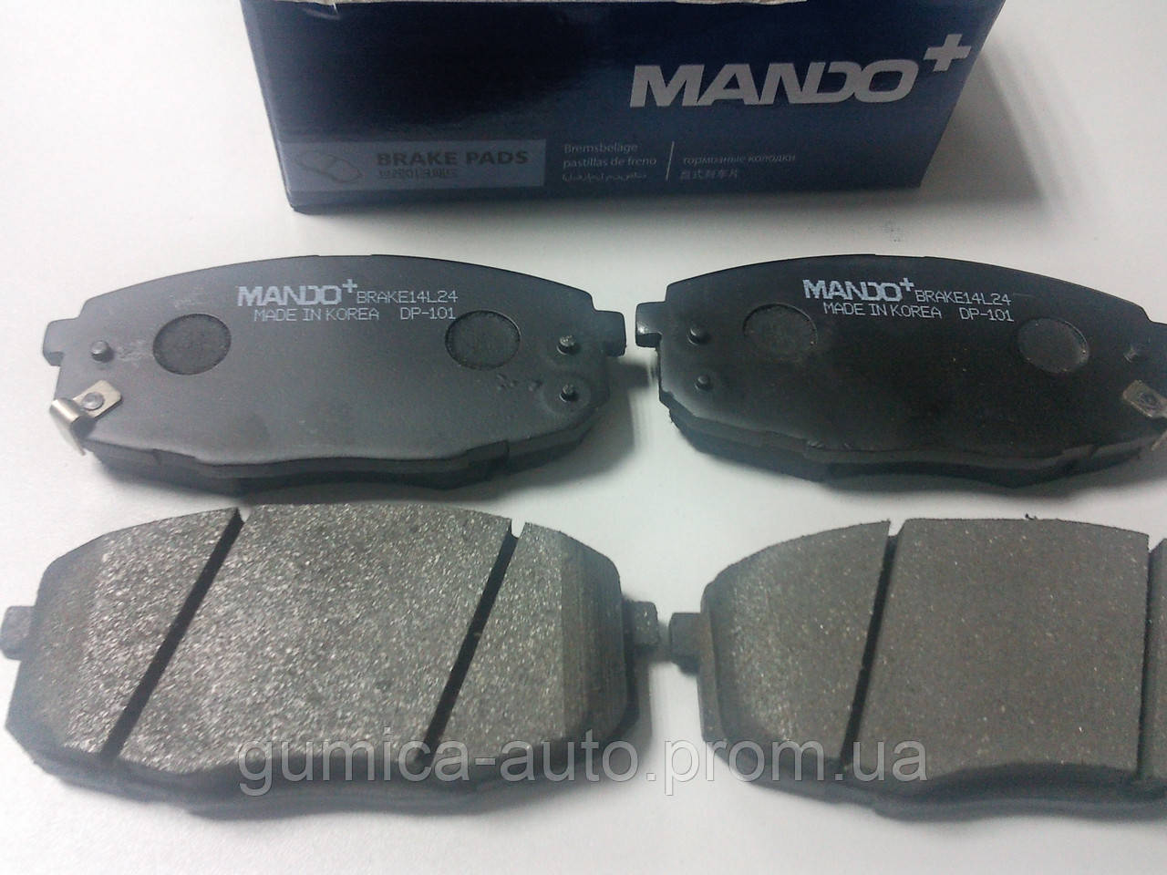 Колодки (MANDO) гальмівні передні на Kia Ceed 06-, Cerato 09-/Hyundai i30