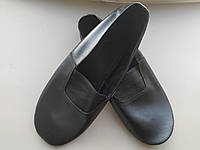 Чешки кожаные черные 23,5 -25,5 см на размер обуви 36-39