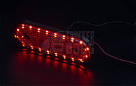 Габаритный фонарь светодиодный Красный с кронштейном 24v 20LED FR