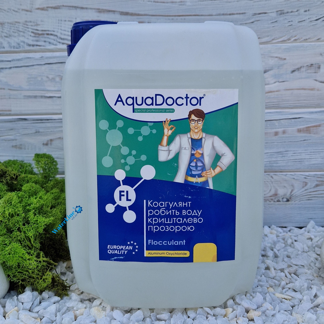 Коагулянт (флокулянт) Aquadoctor FL 20 л | Жидкое средство против мутности в воде Аквадоктор - фото 4 - id-p682531719