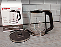 Чайник скляний електричний 1,8 л Glass Besser 10367 / Електрочайник на кухню, фото 8