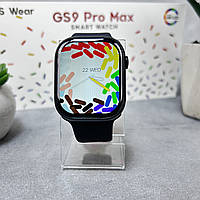 Розумний смарт годинник Smart Watch GS9 Pro Max 45mm з українською мовою та функцією дзвінка Чорний