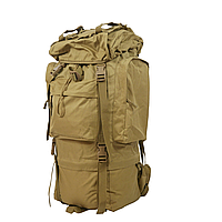 Тактический Рюкзак на 80л Койот Для ВСУ Военный Рюкзак с Каркасом 80 литров