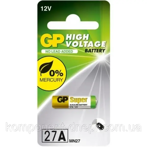 Лужна батарейка GP Alkaline A27 12.0V