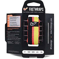 Gruv Gear FW1-BKRY-MD FretWraps String Muters 1-Pack World Flags Black Red Yellow Medium