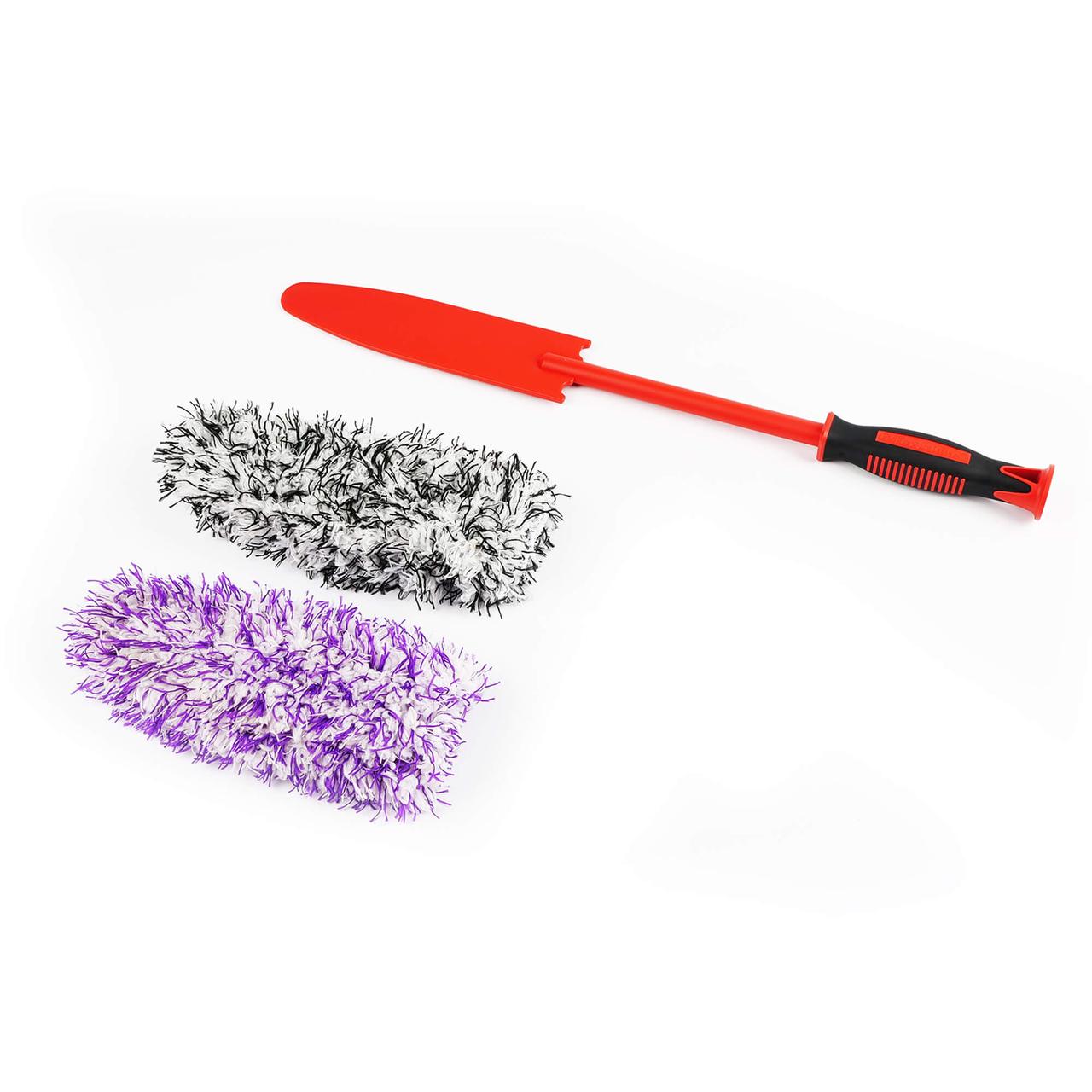 MaxShine Premium Flat Microfiber Wheel Brush with Replaceable Cover - Щітка для дисків, фото 1