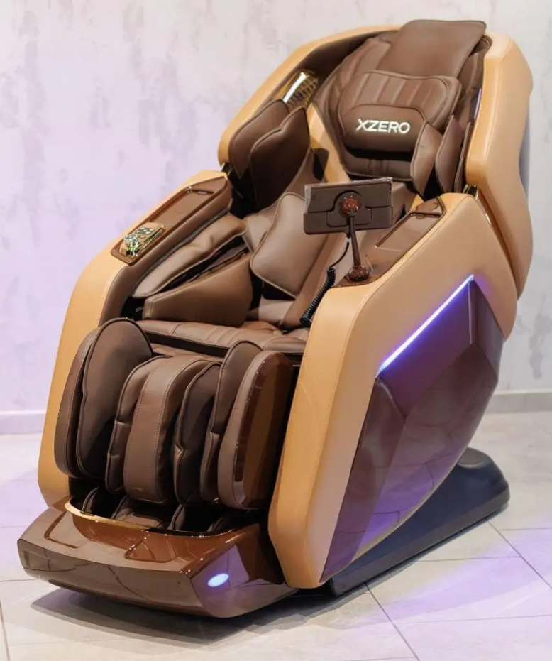 Масажне Крісло XZERO LX 100 Luxury Brown Багатофункціональне з різними видами масажу Польща