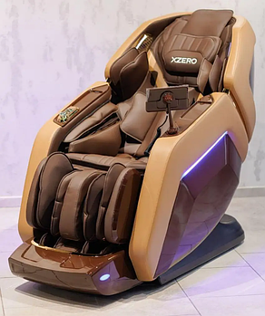 Масажне Крісло XZERO LX 100 Luxury Brown Багатофункціональне з різними видами масажу Польща