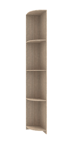 Кутовий елемент до шафи купе Doros Сіті Лайт Дуб Сонома 45х30х225 (240159), фото 2