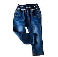 Сині джинси на резинці для хлопчика 1-2 роки