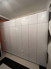 Розпашна Шафа для одягу Doros Лукас Білий 180х50х240 (44900193), фото 6