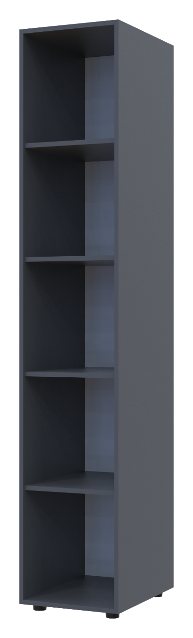 Етажерка до шаф Doros Гелар Графіт 38,2х49,5х203,4 (41510103)