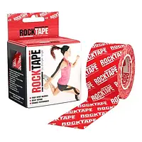 КИНЕЗИО ТЕЙП ROCKTAPE #2 DESIGN 5СМ Х 5М ПРИНТЫ Красный с белым лого