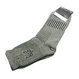 Чоловічі зимові шкарпетки махрові Упаковка 12 пар Теплі шкарпетки від виробника Хакі 42-45, фото 6