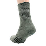 Чоловічі зимові шкарпетки махрові Упаковка 12 пар Теплі шкарпетки від виробника Хакі 42-45, фото 5