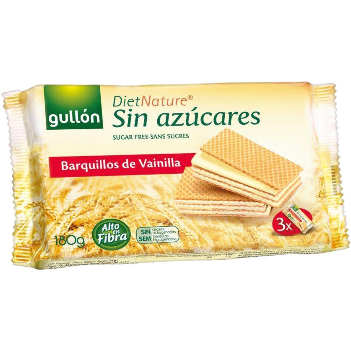 Вафлі з ваніллю без цукру Diet Nature GULLON, 180 г