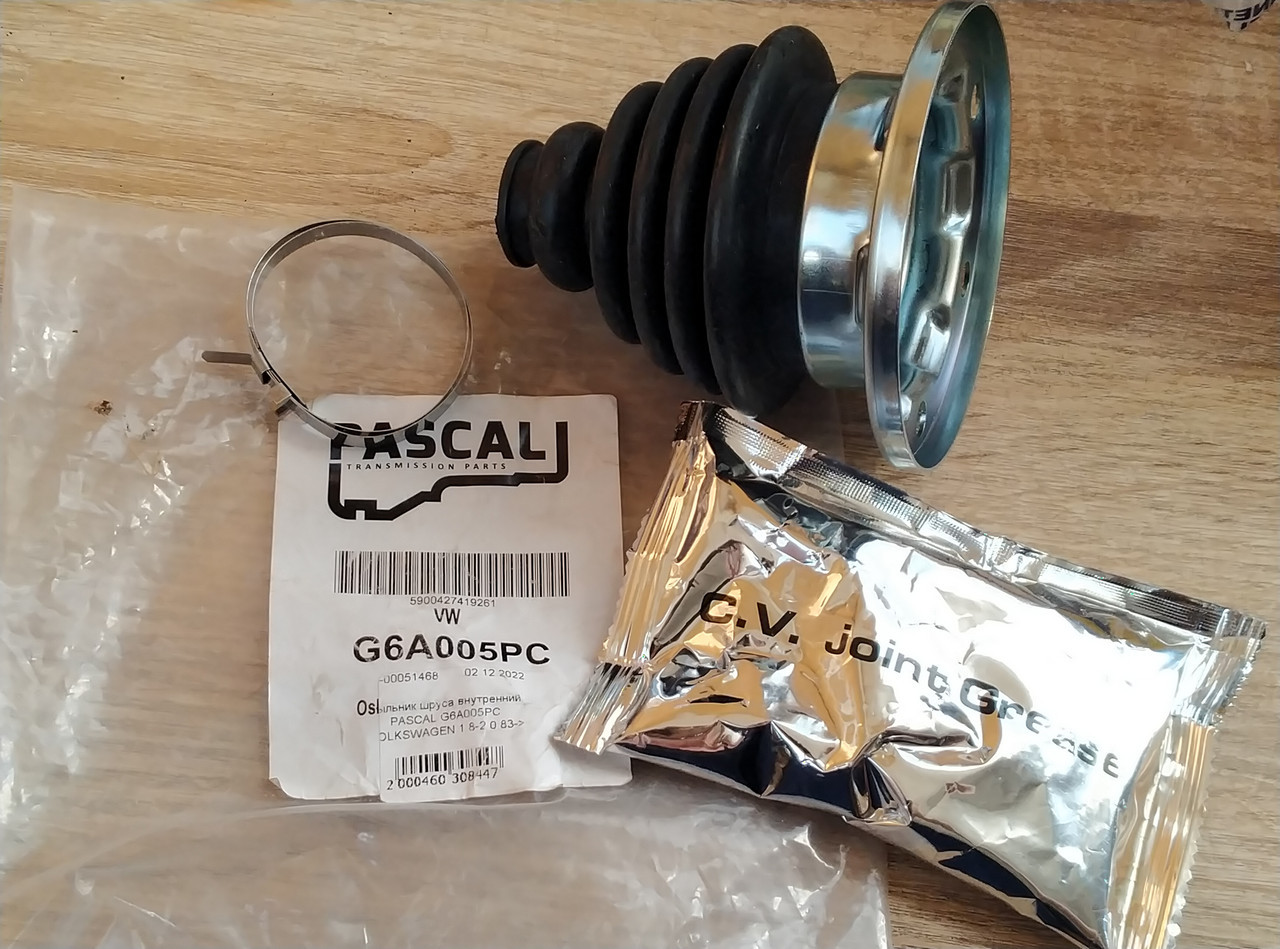 Пильовик шруса внутрішній PASCAL G6A005PC VOLKSWAGEN 1.8-2.0 83->