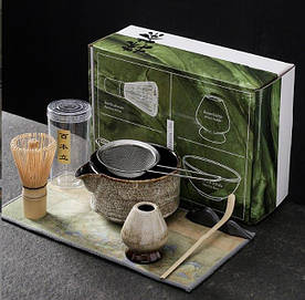 Набір Mavanto Desert для приготування чаю матча #144 на 7 предметів із носиком