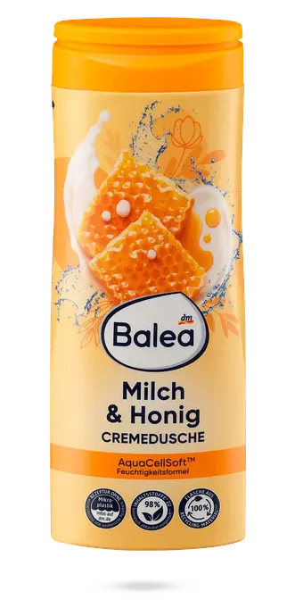 Крем-гель для душа Balea з молоком та медом 300 мл