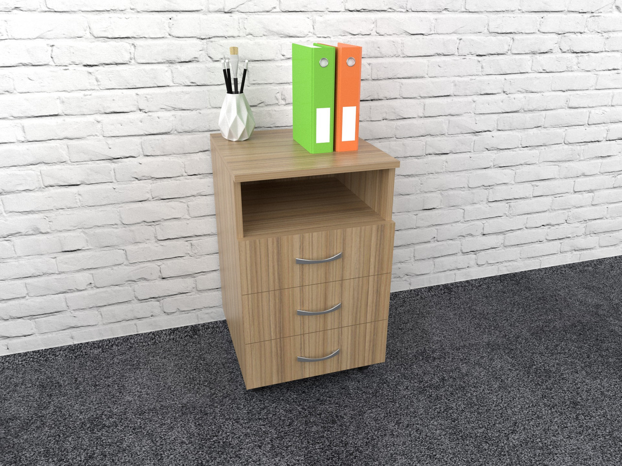 Офісна тумба МТ-2 (400x450x600) Дуб Сонома Гамма стиль, фото 1