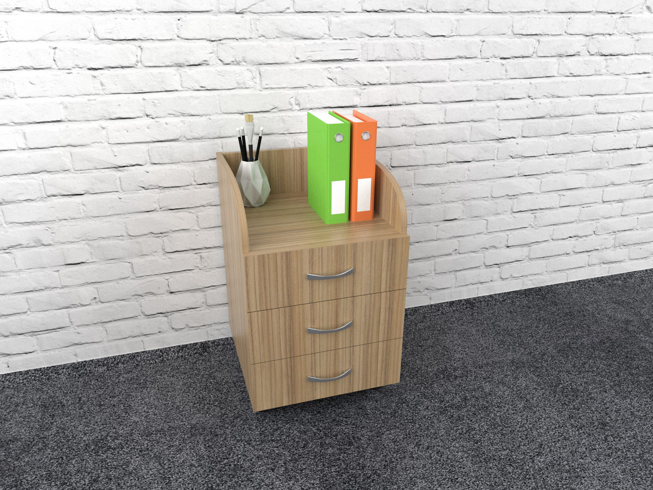 Офісна тумба МТ-6 (450x450x600) Дуб Сонома Гамма стиль, фото 1