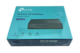Комутатор мережний TP-Link TL-SF1016D, 16-Port 10/100 Mbps
