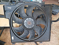 Дифузор з вентилятором Jeep Grand Cherokee WJ 1998-2004р. (праве кермо) 55037717AB