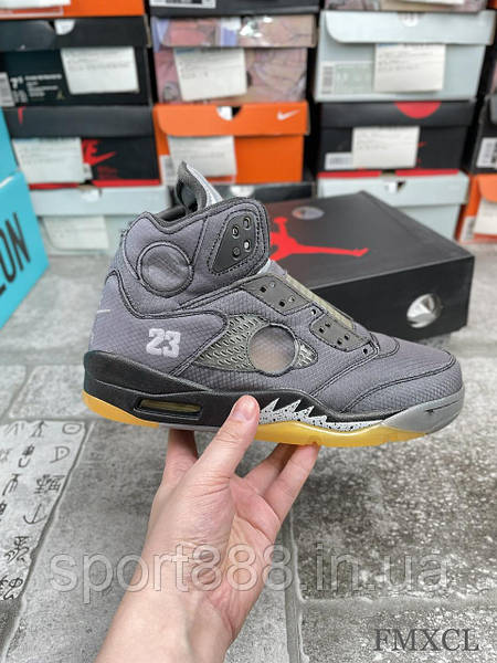 Eur36 46 Air Jordan 5 Off White