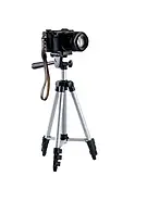 Штатив для світлодіодної кільцевої лампи 2,1 м Штатив для лампи алюмінієвий Чорний, фото 3